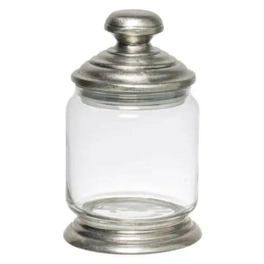 Glass and Pewter Storage Jar – High quality House of Dudley homewares